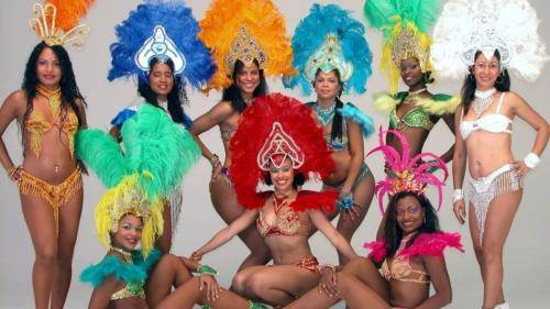 samba, Braziliaanse dansgroep, los del sol, Braziliaanse danseressen